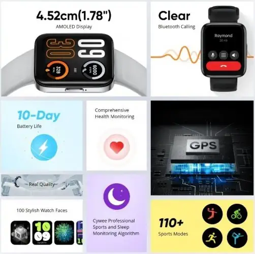 realme watch 3 pro specs