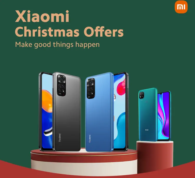 xmas offers Xiaomi smartphones