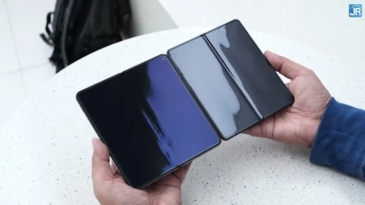 Find N3 against the Samsung Galaxy Z Fold5 1