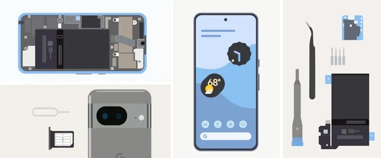 Pixel repair tools parts