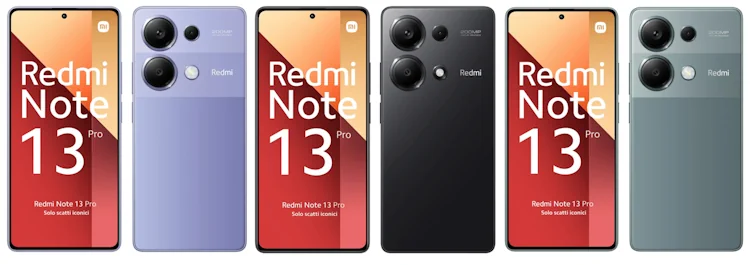 Xiaomi Redmi Note 13 Pro 4G leaks colors