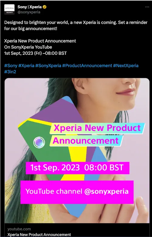 Xperia 5 V bannerl
