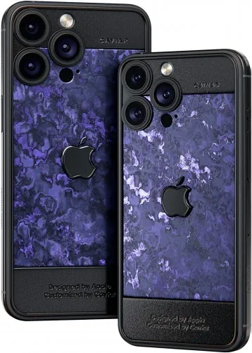 blue iphone caviar
