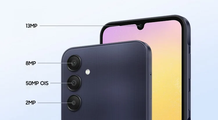 galaxy a25 camera setup