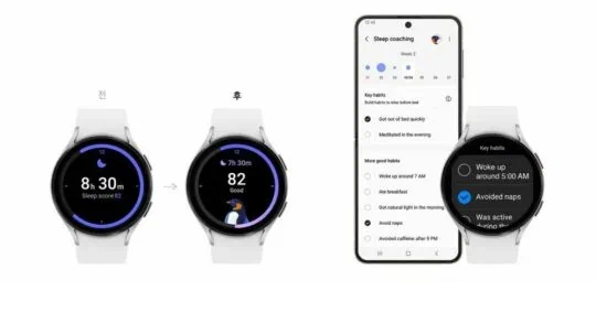 galaxy watch5 ui5 night