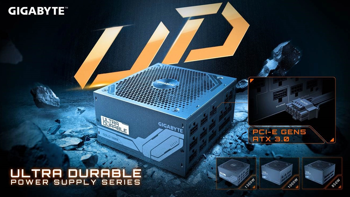 H GIGABYTE ανακοίνωσε την κυκλοφορία του νέου τροφοδοτικού UD1300GM PCIE 5.0