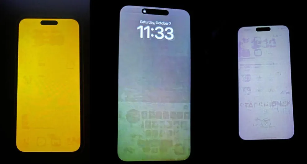 iPhone 15 Pro burn in