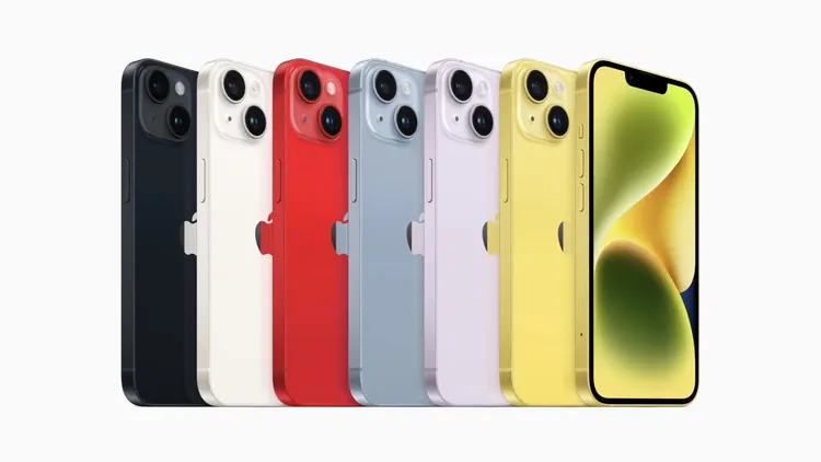 iphone 14 color lineup