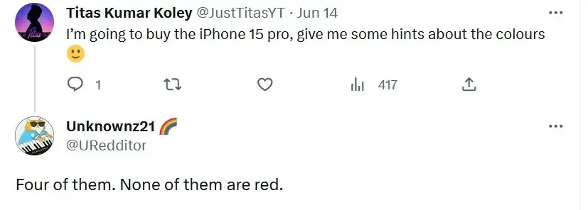 iphone 15 color leaks