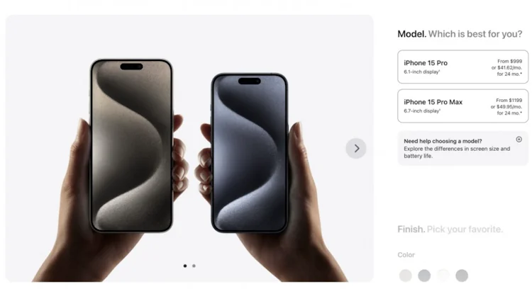 iphone 15 pro max price