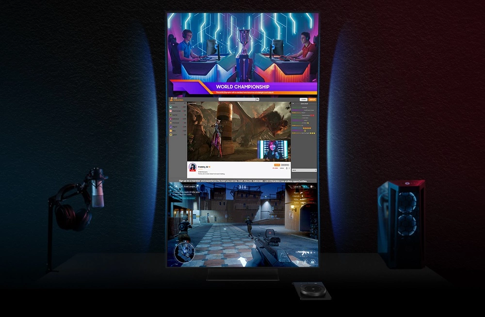 odyssey neo g9 dual uhd gaming monitor main5 0