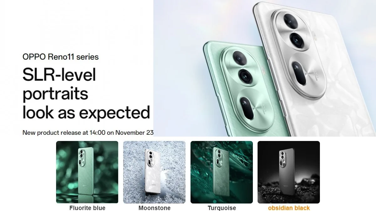 Η σειρά Oppo Reno11 θα παρουσιαστεί επίσημα στις 23 Νοεμβρίου