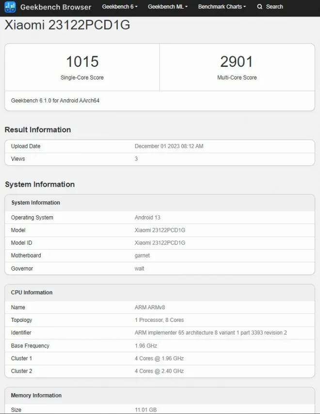 poco x6 5g spces leaks