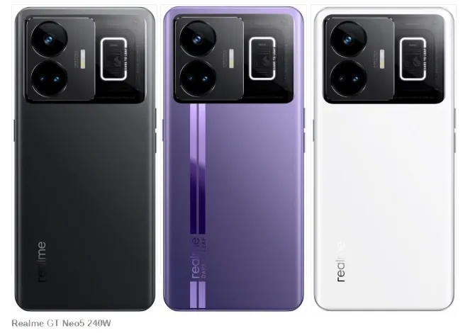 realme gt5 240w colors