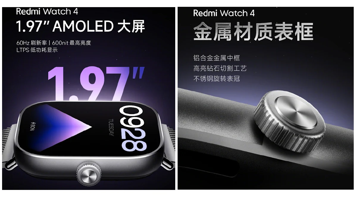 Xiaomi Redmi Watch 4: Σύντομα με μεταλλικό περίβλημα υψηλής ποιότητας, μεγάλη AMOLED και επιλογές προσαρμογής