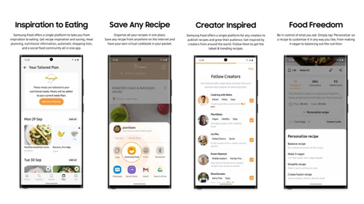 samsung food app 2