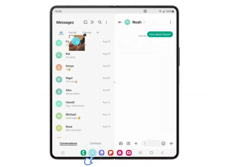 samsung one ui 5 2hand