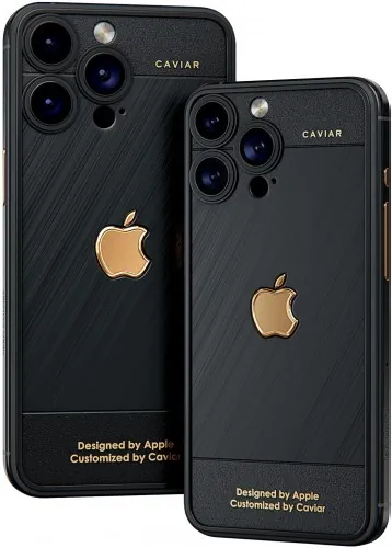 total black iphone caviar