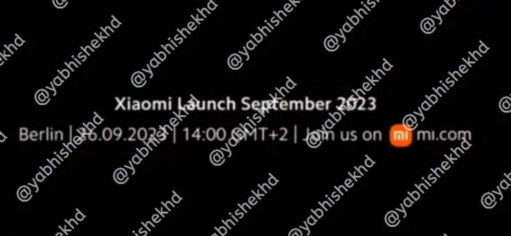 xiaomi 13T date leak