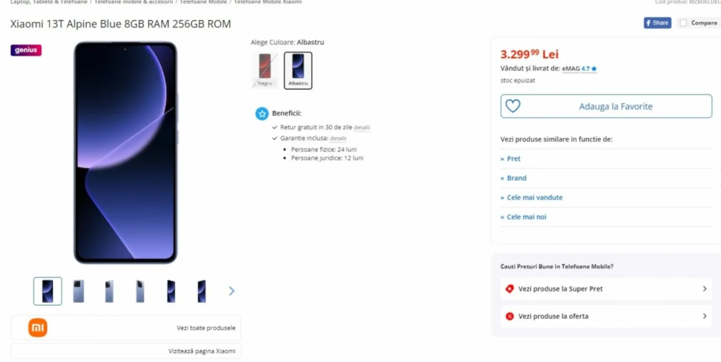 xiaomi 13t price listing