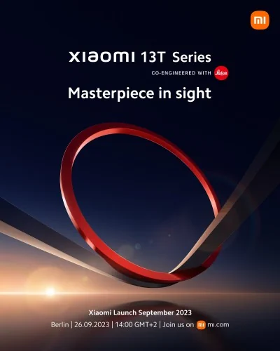 xiaomi 13t series launch banner