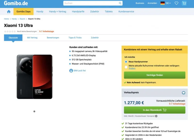 xiaomi13 ultra price2