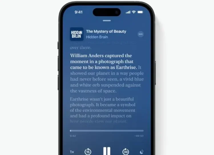 Apple Podcasts transcripts