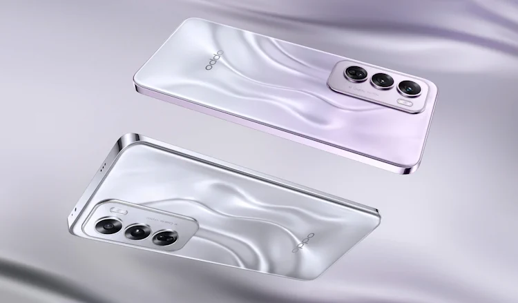 OPPO Reno12 Pro Nebula Silver Reno12 Astro Silver Color Comb
