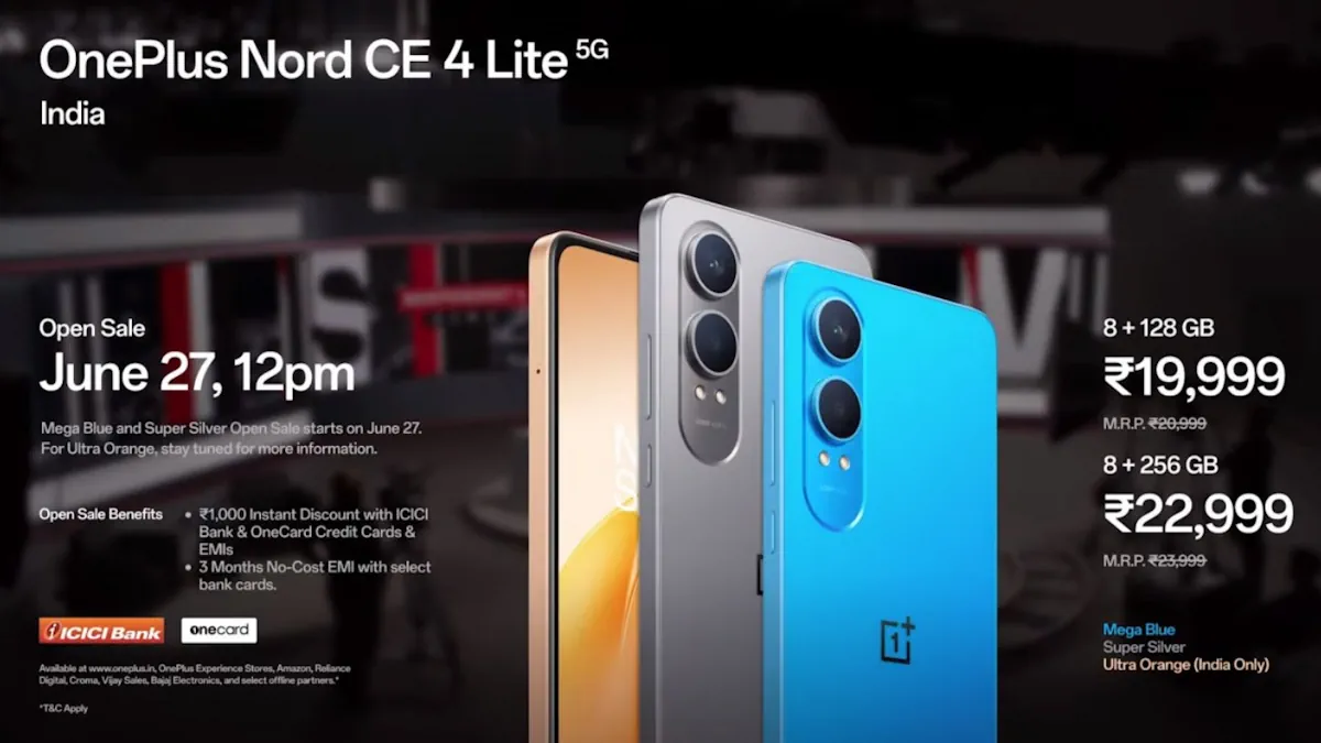 Ανακοινώθηκε το OnePlus Nord CE4 Lite με οθόνη OLED 6,67