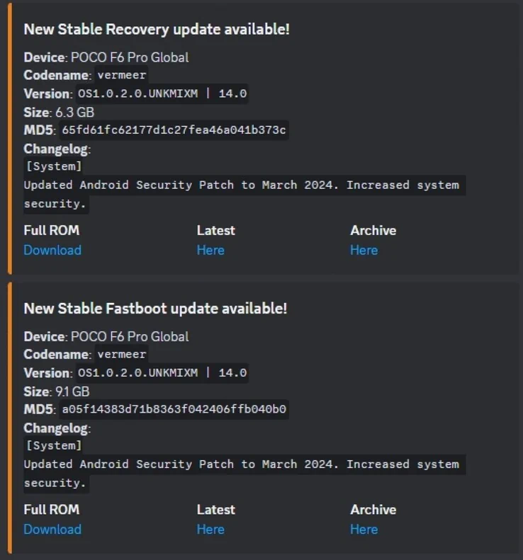 POCO F6 Pro leaks gsmarena