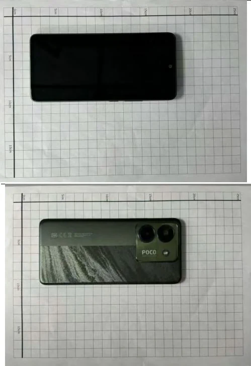 POCO M7 Pro leaks front back