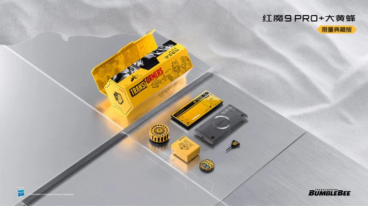 RedMagic 9 Pro plus transformers inside box