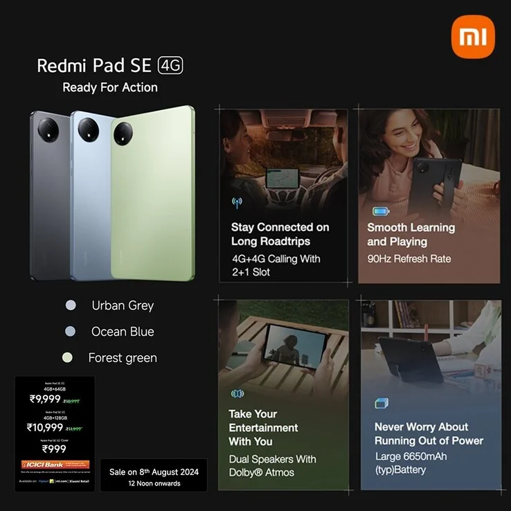Redmi Pad SE 4G banner