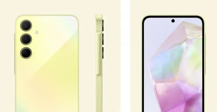 galaxy a35 a55 color yellow