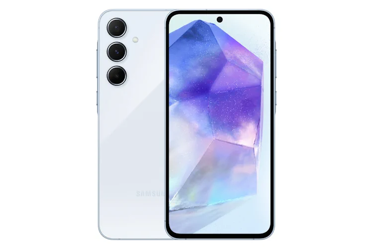 galaxy a55 and a35 awesome iceblue