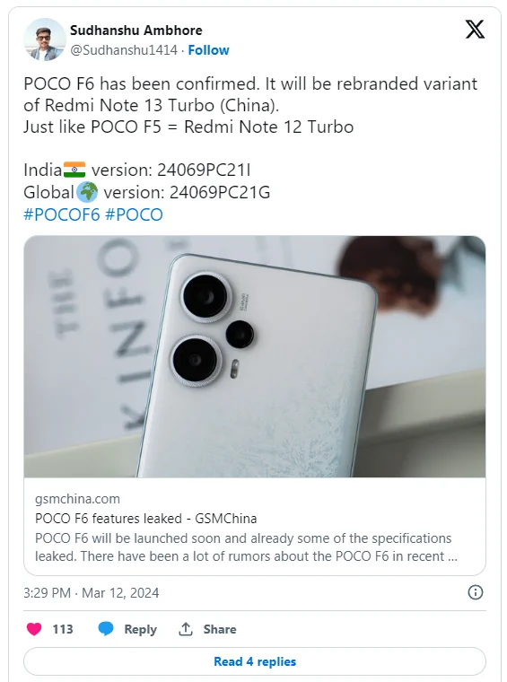 poco f6 back leaks x
