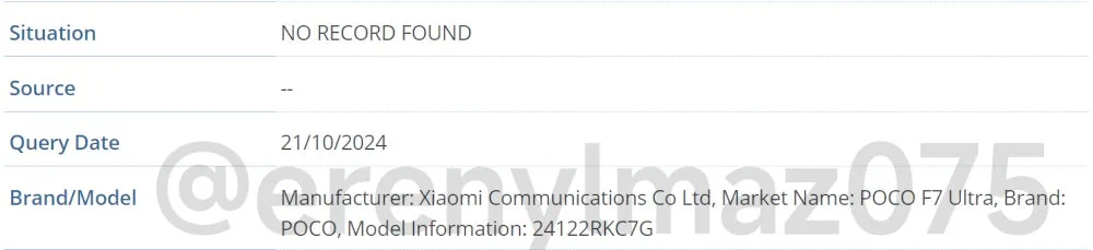 poco f7 ultra first leak