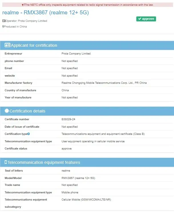realme 12 plus leaks