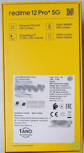 realme 12 pro plus box leak