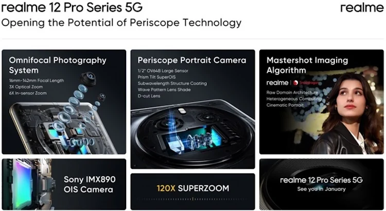 realme 12 pro plus camera features