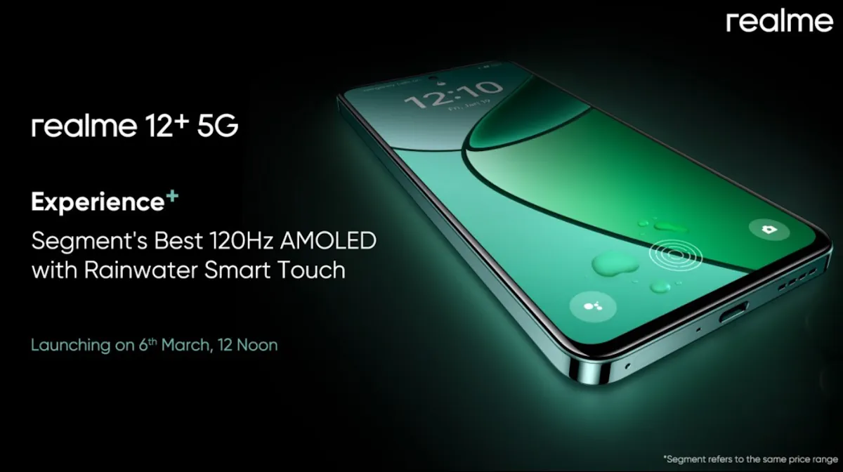 Realme 12+ 5G: Εμφανίστηκαν ο επεξεργαστής και οι κάμερες του πριν από την κυκλοφορία