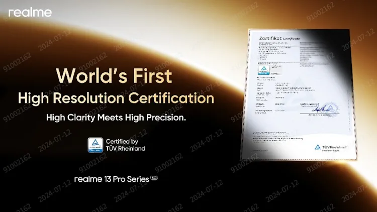 realme 13pro certification