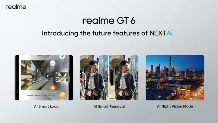 realme gt6 ai banner
