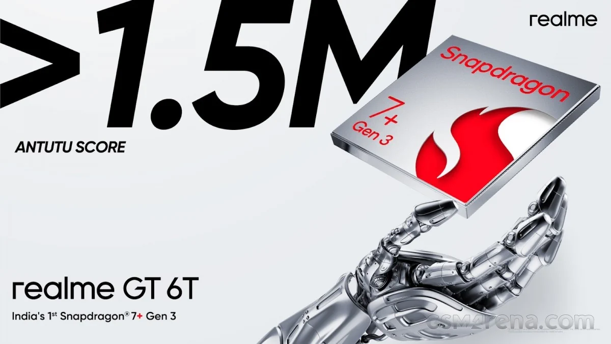 Το Realme GT 6T έρχεται με το Snapdragon 7+ Gen 3 SoC