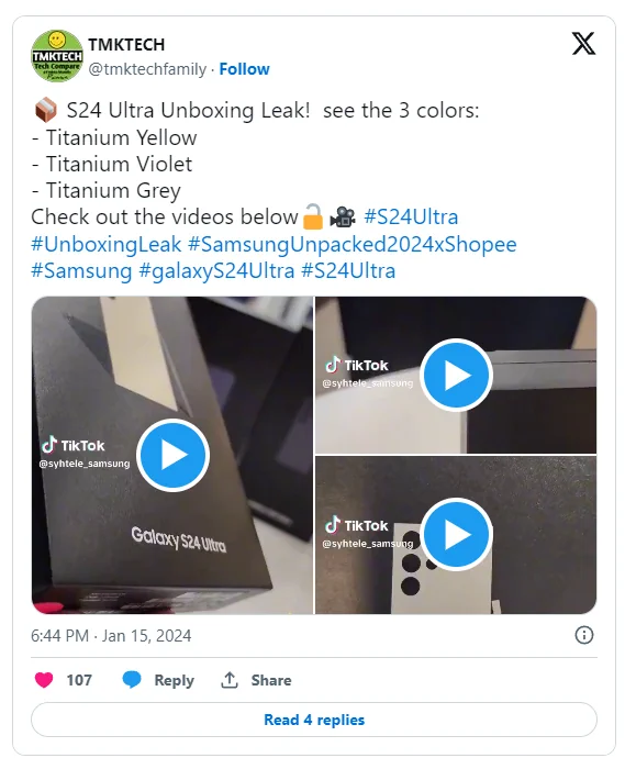 s24 ultra unboxing before event