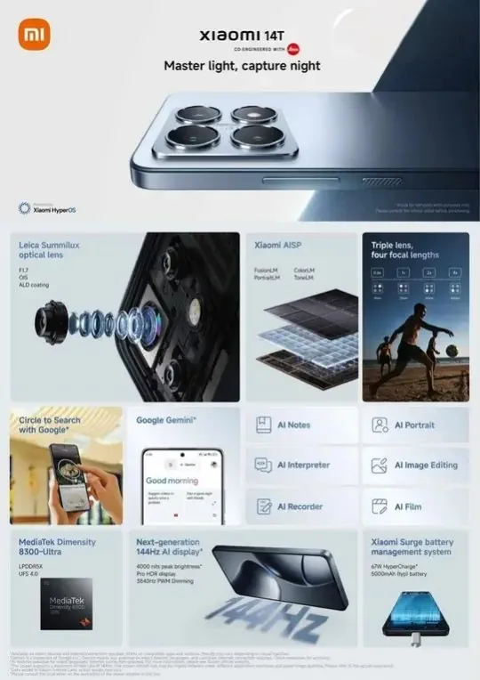 xiaomi 14t specs banner1