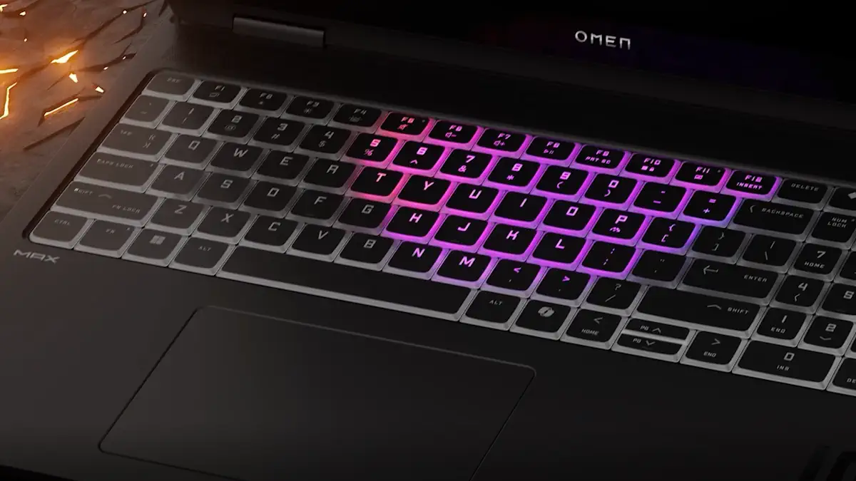 OMEN 16 MAX keyboard