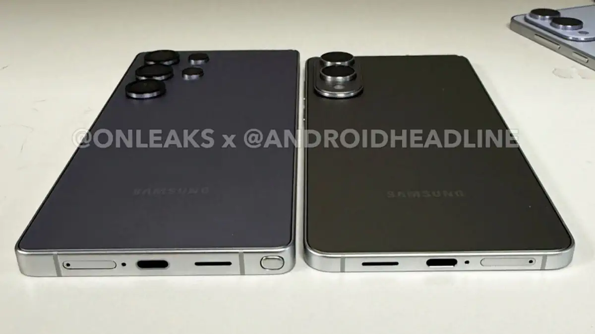 Το Super-slim Galaxy S25 Edge δίπλα στο S25 Ultra σε φωτογραφίες