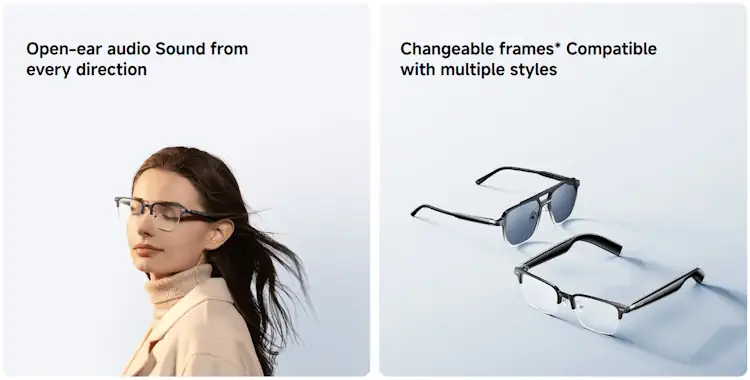 Xiaomi Smart Audio Glasses in article