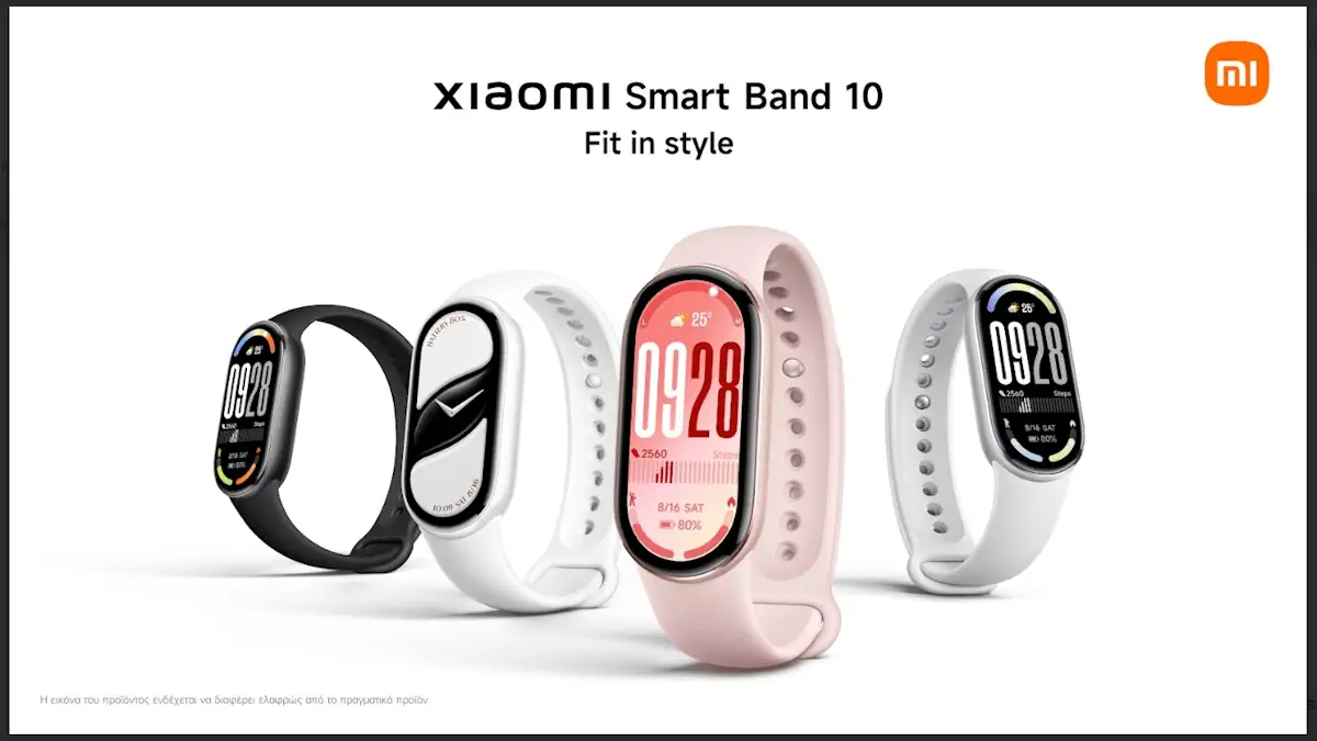 Η Xiaomi παρουσιάζει το Xiaomi Smart Band 10: Kομψή αναβάθμιση για πιο έξυπνη ζωή